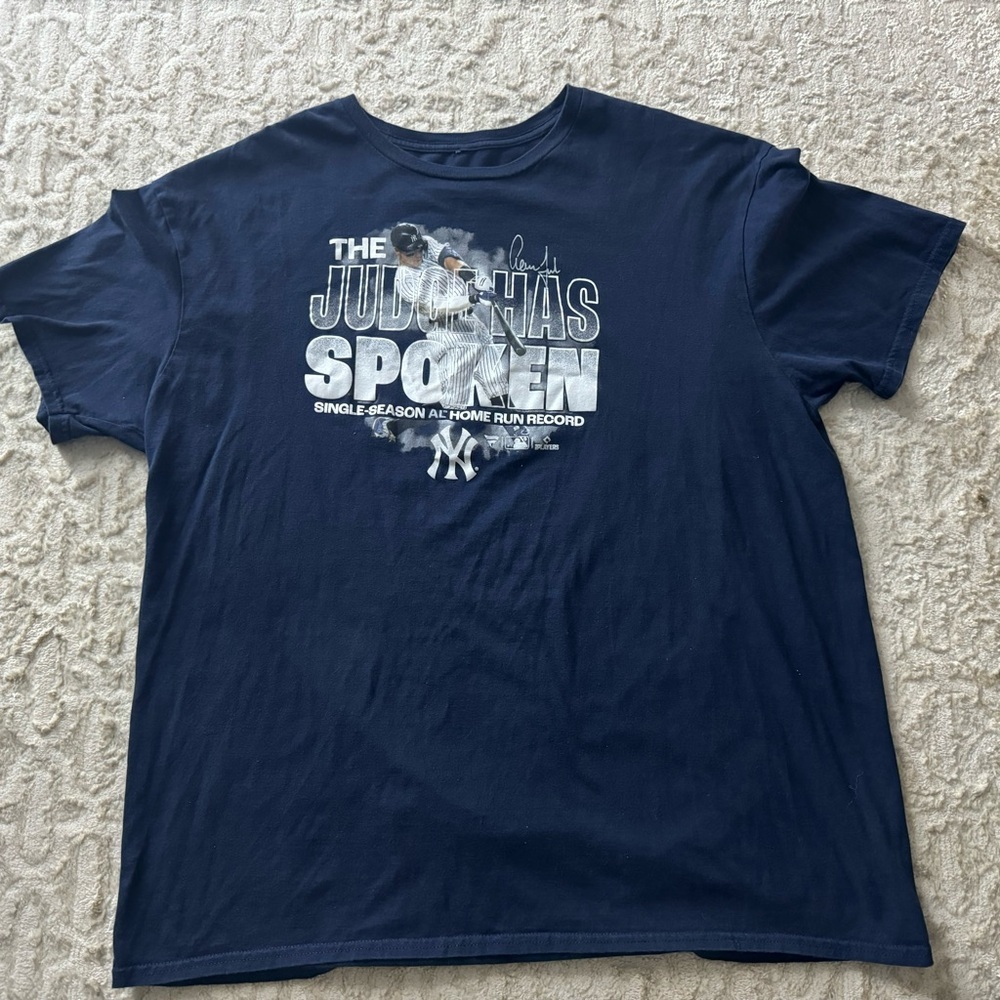 Fanatics Aaron Judge t shirt Navy. XL